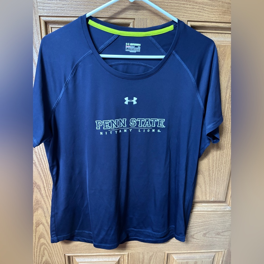Under Armour Women's Navy Penn State Top